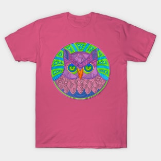 Beautiful Owl Art T-Shirt